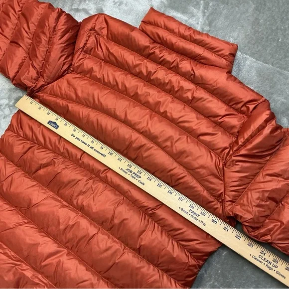 REI co-op 650 Down Puffer Jacket Womens Large redrock outdoor hiking lightweight - Picture 12 of 14